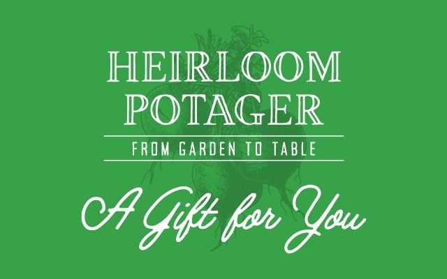 Heirloom Potager | A Gift for You Giftcard design