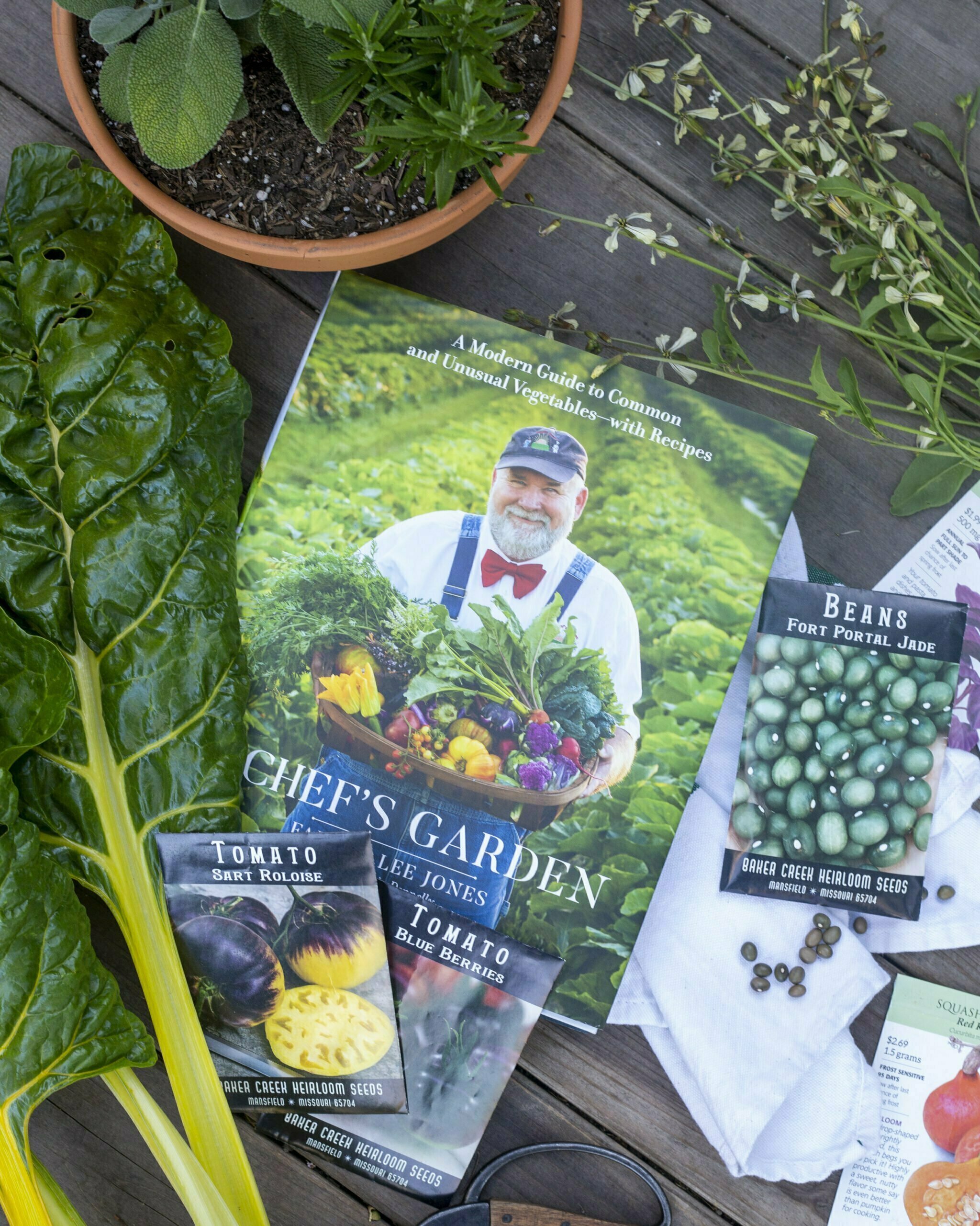 Five Garden Books for Chefs The Chef's Garden: A Modern Guide to Common and Unusual Vegetables With Recipes by Farmer Lee Jones