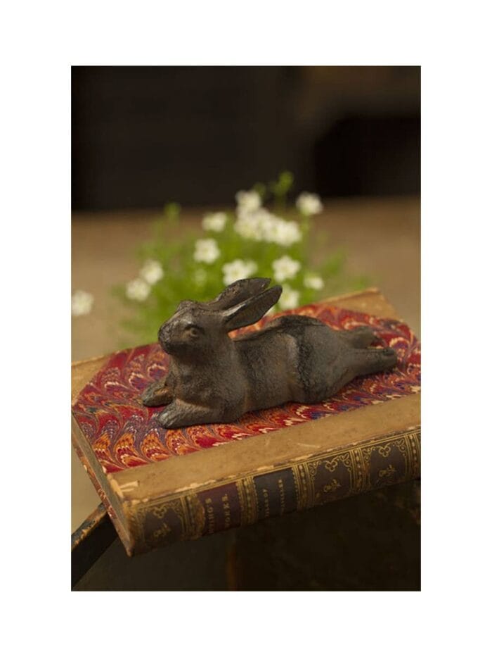 Large Cast Iron Rabbit